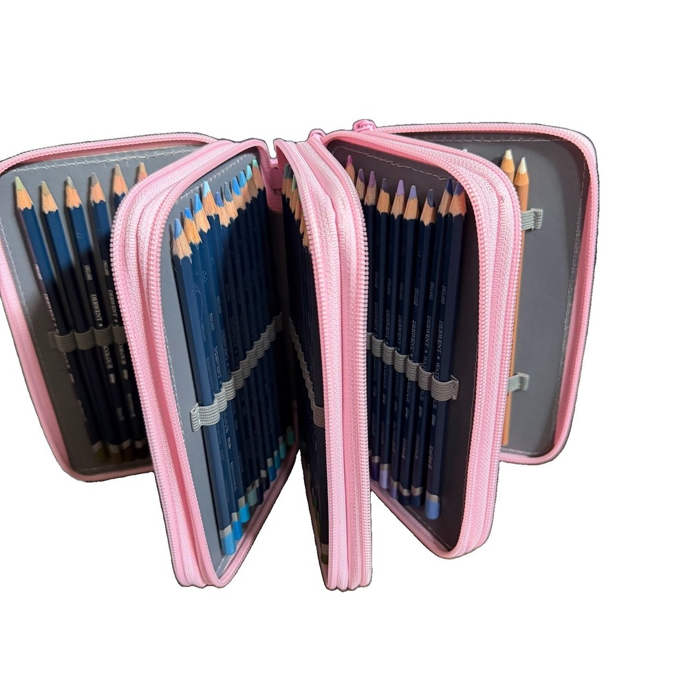 Derwent Watercolor Pencil Set of 72 England Pink Case 2 Lyra Rembrandt Splender